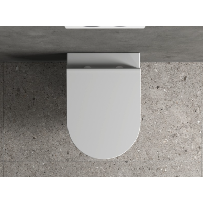 DuraSeramik Siena pakab. klozetas, rimless, su SF dangčiu komplekte