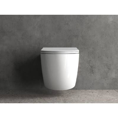 DuraSeramik Siena pakab. klozetas, rimless, su SF dangčiu komplekte