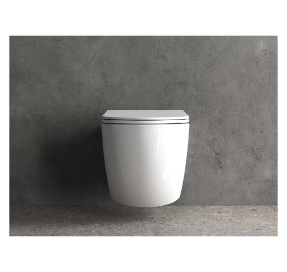 DuraSeramik Siena pakab. klozetas, rimless, su SF dangčiu komplekte