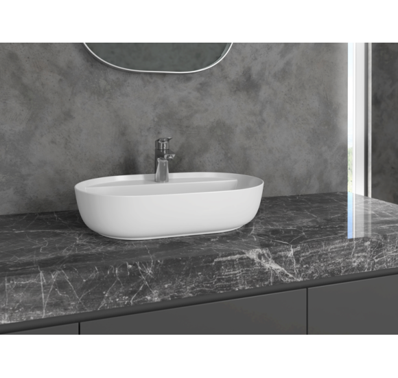 DuraSeramik Dream praustuvas 60x40, blizgus baltas