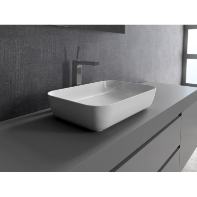 DuraSeramik Orfe praustuvas 60x40,  blizgus baltas