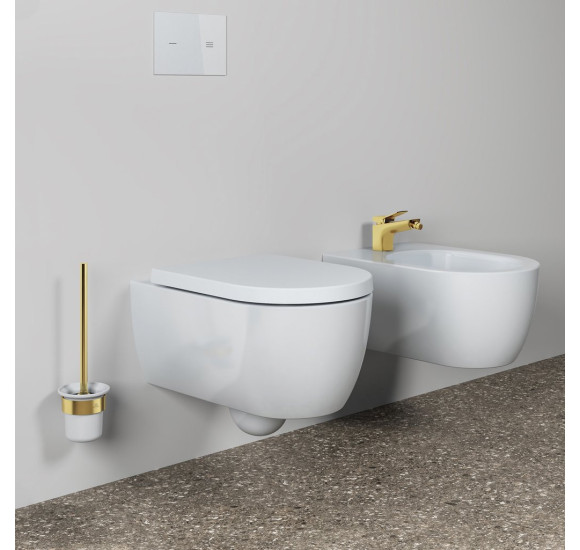 Ideal Standard Conca pakabinamas WC šepetys su laikikliu (pasirenkama spalva)