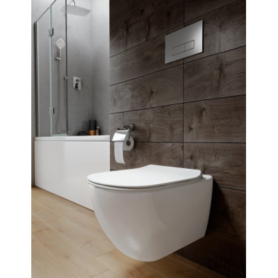 Ideal Standard Oleas mechaninis vandens nuleidimo mygtukas, šlifuotas paviršius-chromo spalvos