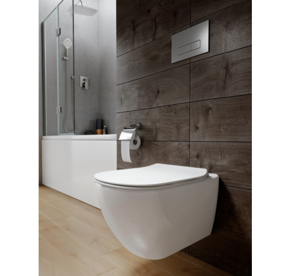 Ideal Standard Oleas mechaninis vandens nuleidimo mygtukas, šlifuotas paviršius-chromo spalvos