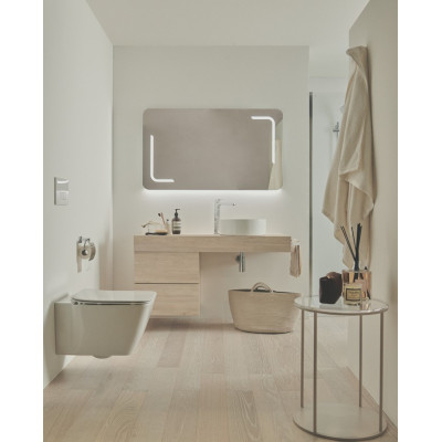 Ideal Standard vonios veidrodis 120x70 cm, su priekiniu ir foniniu apšvietimu, stačiakampio formos