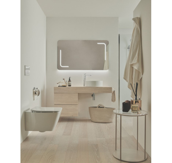 Ideal Standard vonios veidrodis 120x70 cm, su priekiniu ir foniniu apšvietimu, stačiakampio formos