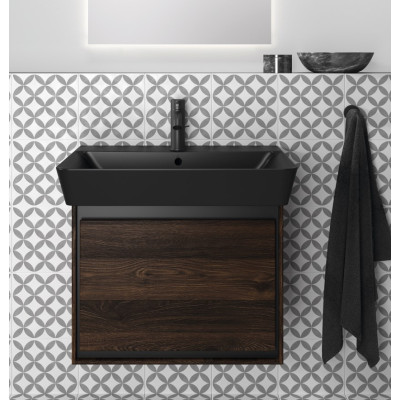 Ideal Standard Iom kabliukas vonios rankšluosčiui, juodos matinės spalvos, aptakių formų