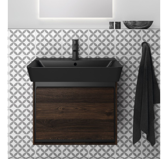 Ideal Standard Iom kabliukas vonios rankšluosčiui, juodos matinės spalvos, aptakių formų