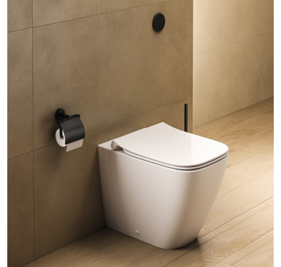 Ideal Standard Iom pakabinamas tualetinio popieriaus laikiklis, juodos matinės spalvos