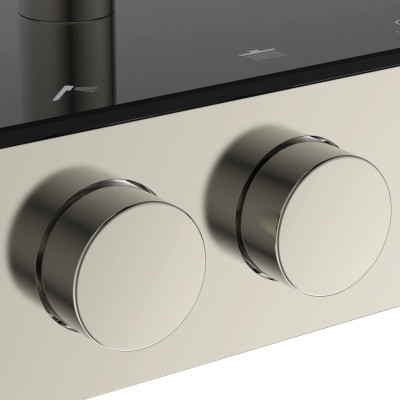 Ideal Standard Ceratherm Solos virštinkinė termostatinė dušo sistema, nerūdijančio plieno spalvos