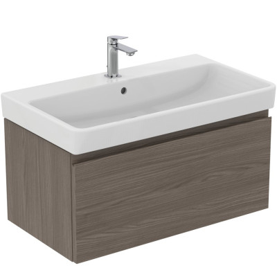 Ideal Standard Finesse pakabinama vonios kambario spintelė praustuvui 80 cm, Dark Elm spalva