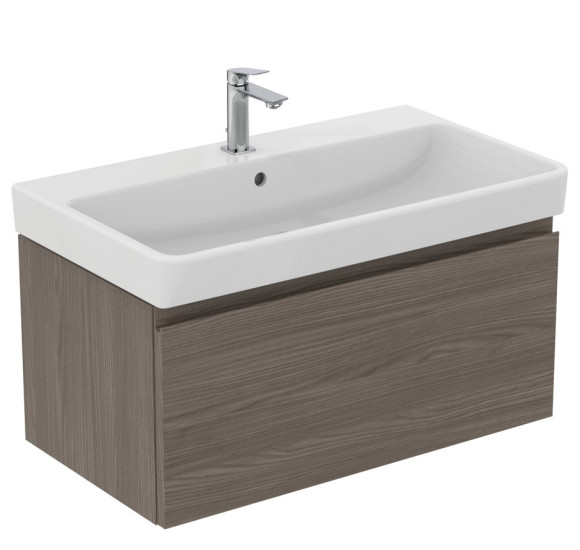 Ideal Standard Finesse pakabinama vonios kambario spintelė praustuvui 80 cm, Dark Elm spalva