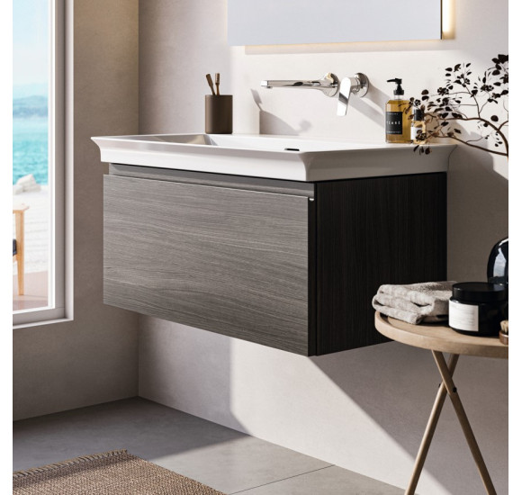 Ideal Standard Finesse pakabinama vonios kambario spintelė praustuvui 80 cm, Dark Elm spalva