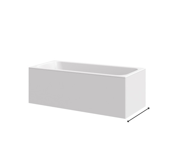 Ravak MDF šoninė vonios apdaila stačiakampėms vonioms, 70, 75, 80 cm, pasirinkite pusę