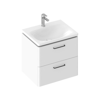 Ravak rankenelė vonios kambario spintelei Balance II, juodos matinės spalvos