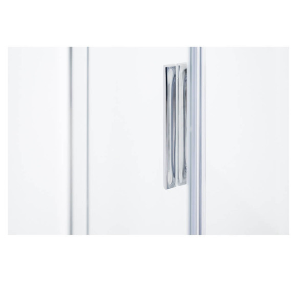 Brasta Glass Nina PLIUS dušo kabina, 90x90x200, skaidrus stiklas, chromo spalvos profiliai