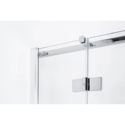 Brasta Glass Nina PLIUS dušo kabina, 90x90x200, skaidrus stiklas, chromo spalvos profiliai