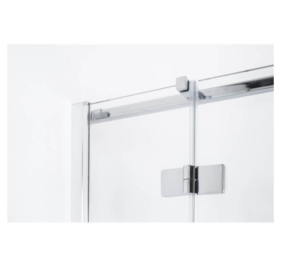 Brasta Glass Nina PLIUS dušo kabina, 90x90x200, skaidrus stiklas, chromo spalvos profiliai