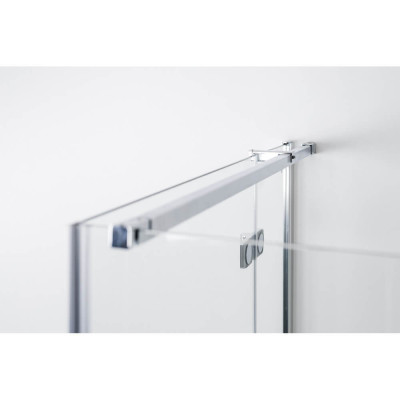 Brasta Glass Nina PLIUS dušo kabina, 90x90x200, skaidrus stiklas, chromo spalvos profiliai