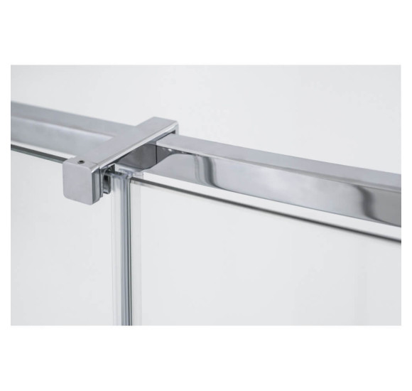 Brasta Glass Nina PLIUS dušo kabina, 90x90x200, skaidrus stiklas, chromo spalvos profiliai