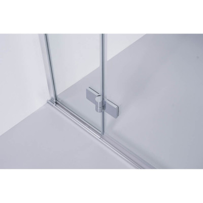 Brasta Glass Nina PLIUS dušo kabina, 90x90x200, skaidrus stiklas, chromo spalvos profiliai