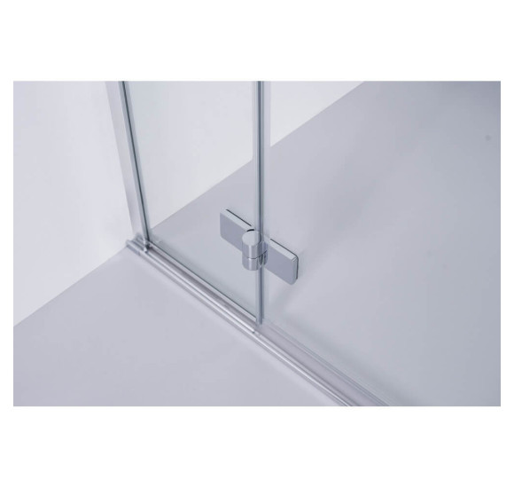 Brasta Glass Nina PLIUS dušo kabina, 90x90x200, skaidrus stiklas, chromo spalvos profiliai