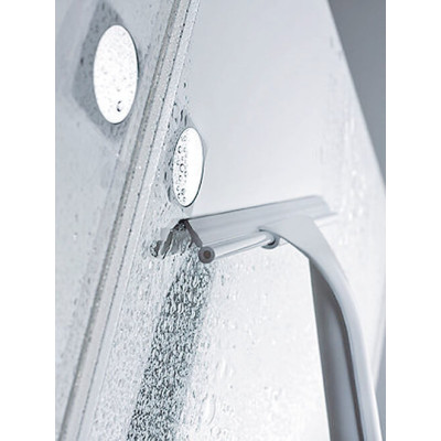 Brasta Glass Nina PLIUS dušo kabina, 90x90x200, skaidrus stiklas, chromo spalvos profiliai