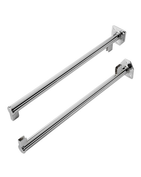 Laikikliai pisuaro sienelės stiklui Geesa PUBLIC AREA Chromo blizgi spalva