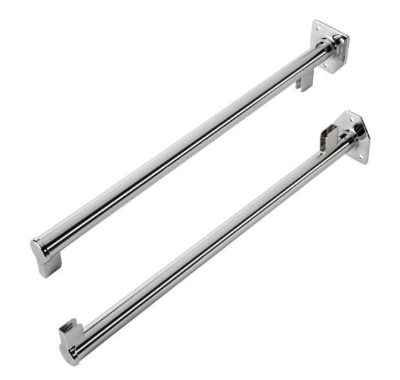 Laikikliai pisuaro sienelės stiklui Geesa PUBLIC AREA Chromo blizgi spalva