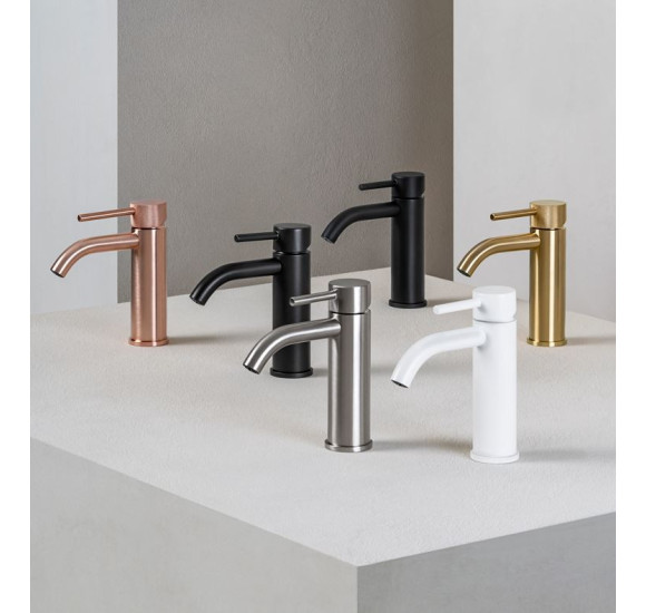 QD MagistroLab CURVY praustuvo maišytuvas su click-clack dugno vožtuvu