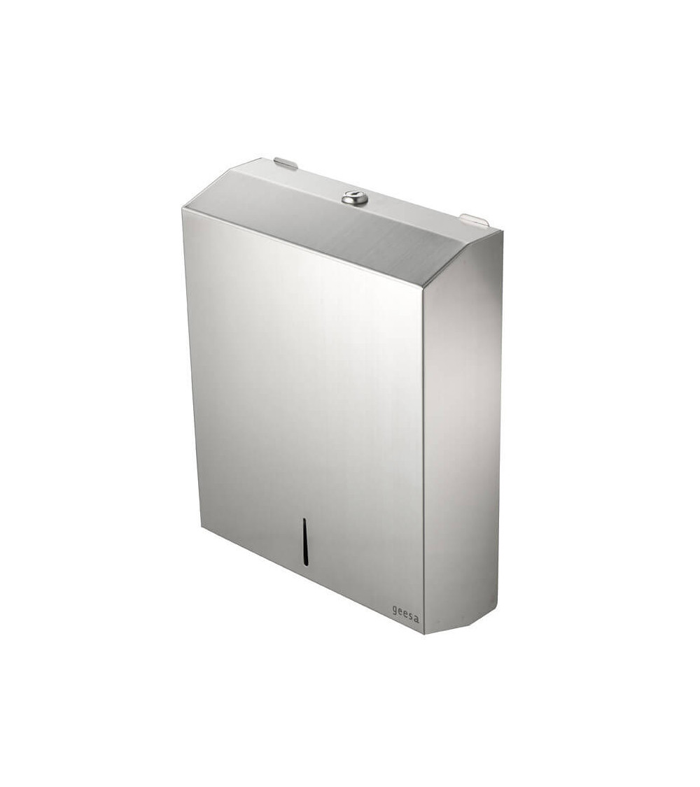 Popieriaus rankšluosčių dispenseris Geesa PUBLIC AREA nerūdijančio plieno matinis