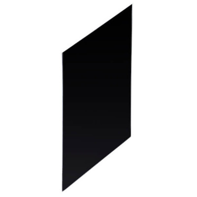 Stiklas pisuaro sienelei Geesa PUBLIC AREA Juodos spalvos