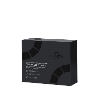 Brasta Glass Nano dangos rinkinys dušo kabinų priežiūrai ir atnaujinimui