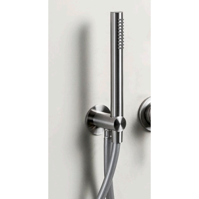 QD MagistroLab TREK nerūdijančio plieno rankinio dušelio komplektas