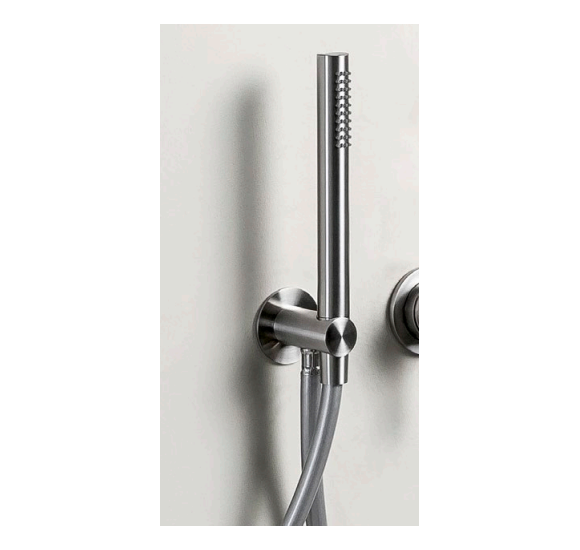 QD MagistroLab TREK nerūdijančio plieno rankinio dušelio komplektas