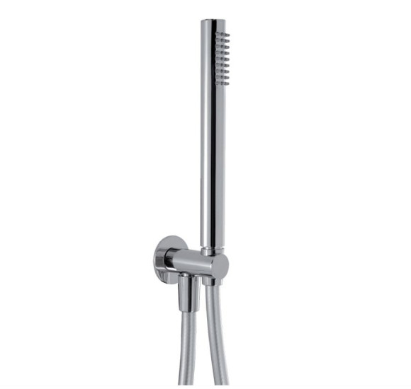 QD MagistroLab TREK nerūdijančio plieno rankinio dušelio komplektas