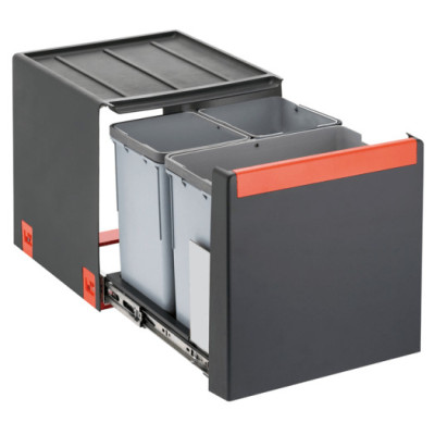 Franke šiukšlių rūšiavimo sistema Cube 40, 3 kibirėliai