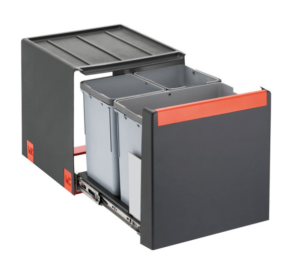 Franke šiukšlių rūšiavimo sistema Cube 40, 3 kibirėliai