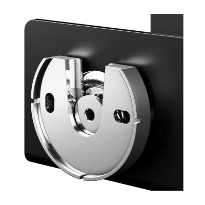 KEUCO 24953 nestandartinė lentynėlė dušui, juodos matinės spalvos (pasirenkamas dydis)