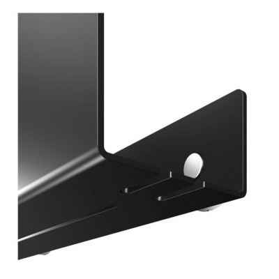 KEUCO 24953 nestandartinė lentynėlė dušui, juodos matinės spalvos (pasirenkamas dydis)