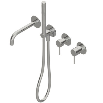 QD MagistroLab Curvy 65 4-ių dalių vonios maišytuvo komplektas (pasirinkite spalvą)