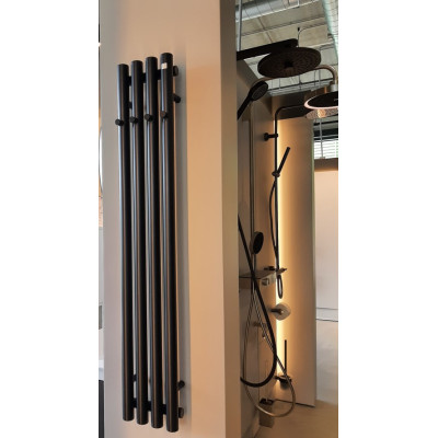 IŠPARDAVIMAS. Terma Rolo Hanger rankšluosčių džiovintuvas 120x20 cm, Anodic Black spalva