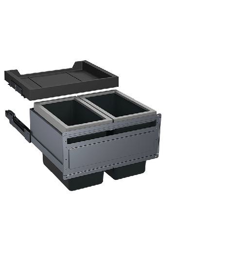 FRANKE FX - 60 šiukšlių rūšiavimo sistema (2-jų arba 3-jų kibirėlių)