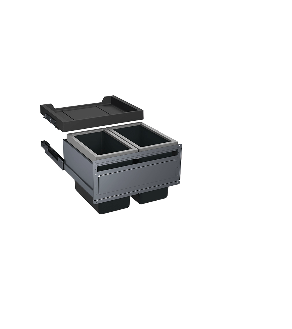 FRANKE FX - 60 šiukšlių rūšiavimo sistema (2-jų arba 3-jų kibirėlių)