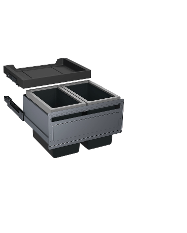 FRANKE FX - 60 šiukšlių rūšiavimo sistema (2-jų arba 3-jų kibirėlių)