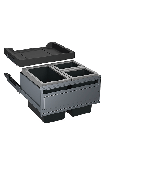 FRANKE FX - 60 šiukšlių rūšiavimo sistema (2-jų arba 3-jų kibirėlių)