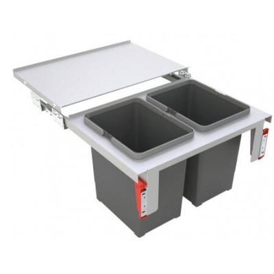 Franke šiukšlių rūšiavimo sistema GARBO 60-2 kibirėlių (2x18l)