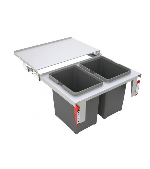 Franke šiukšlių rūšiavimo sistema GARBO 60-2 kibirėlių (2x18l)