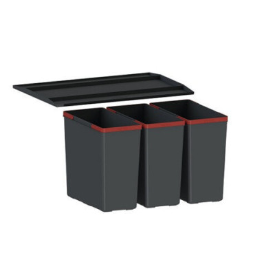 Franke 3 kibirėliai EASYSORT 60 į stalčių