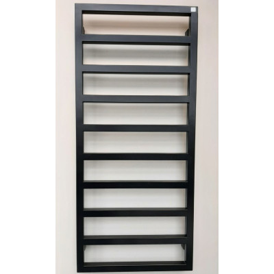 Terma Grid rankšluosčių džiovintuvas 111x50 cm, juodos matinės spalvos